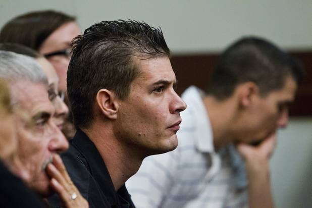 Family and supporters of Colin Lowrey Bail are not pleased with the bail setting in Henderson Justice Court  which they were hoping to be reduced Wednesday, Nov. 6, 2013.